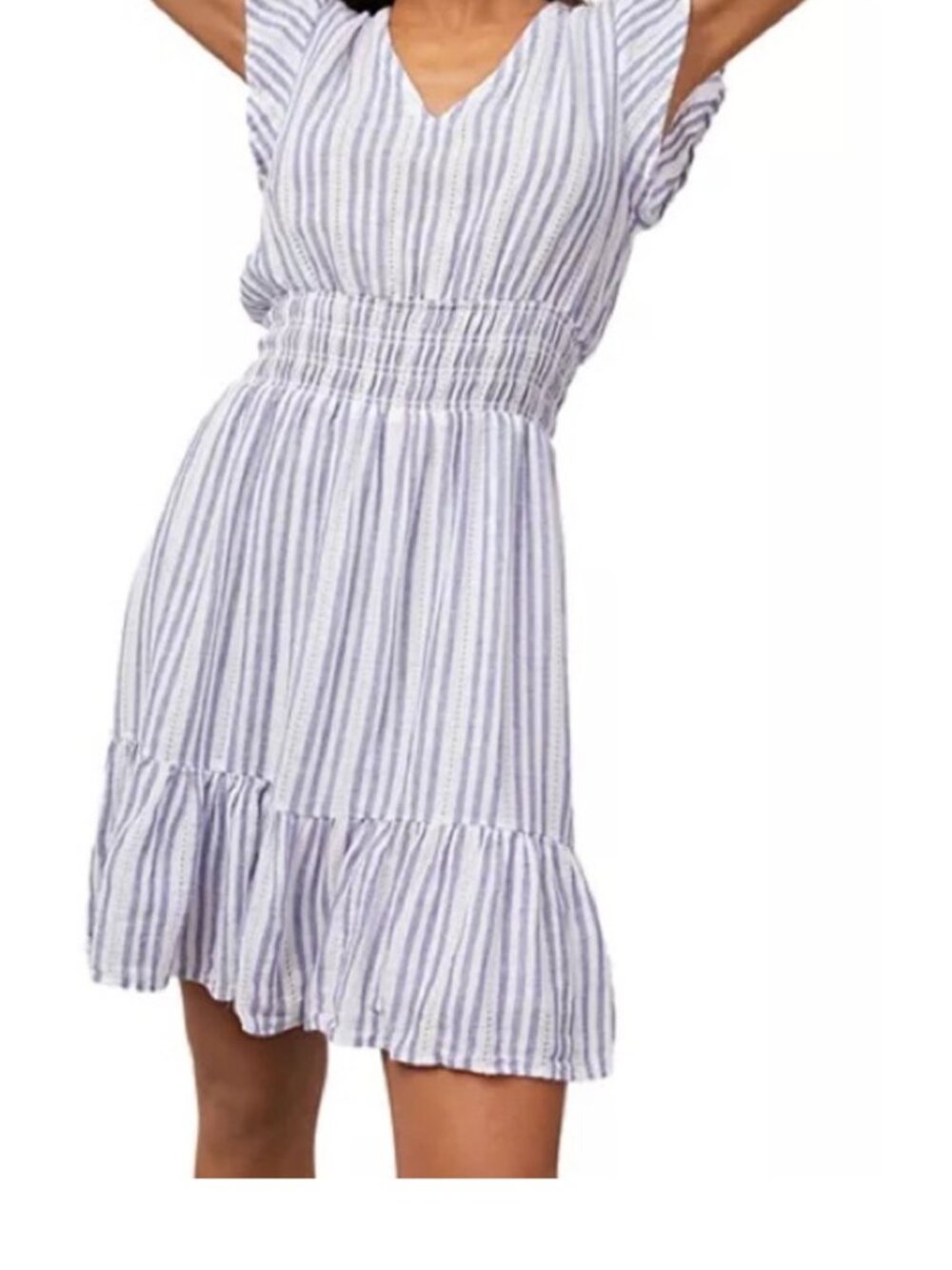 Rails Tara Dress in Echo Blue Stripe - Medium